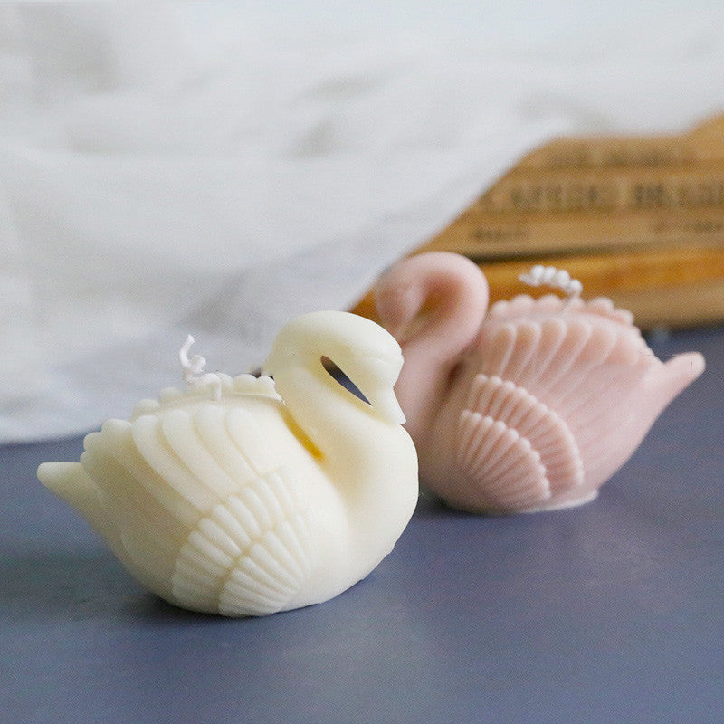 Big Swan Silicone Candle Mold High-Quality Candle Making Supplies