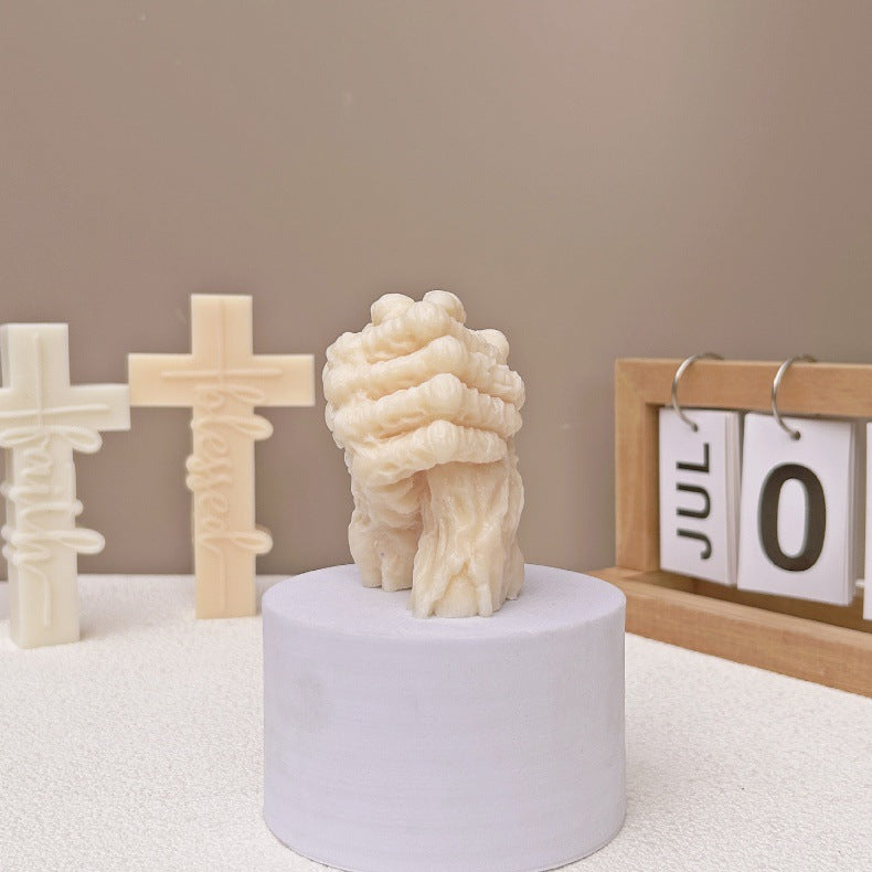 Cross Faith Religoius Candle Mold