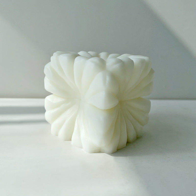 Cube Flower Candle Mold