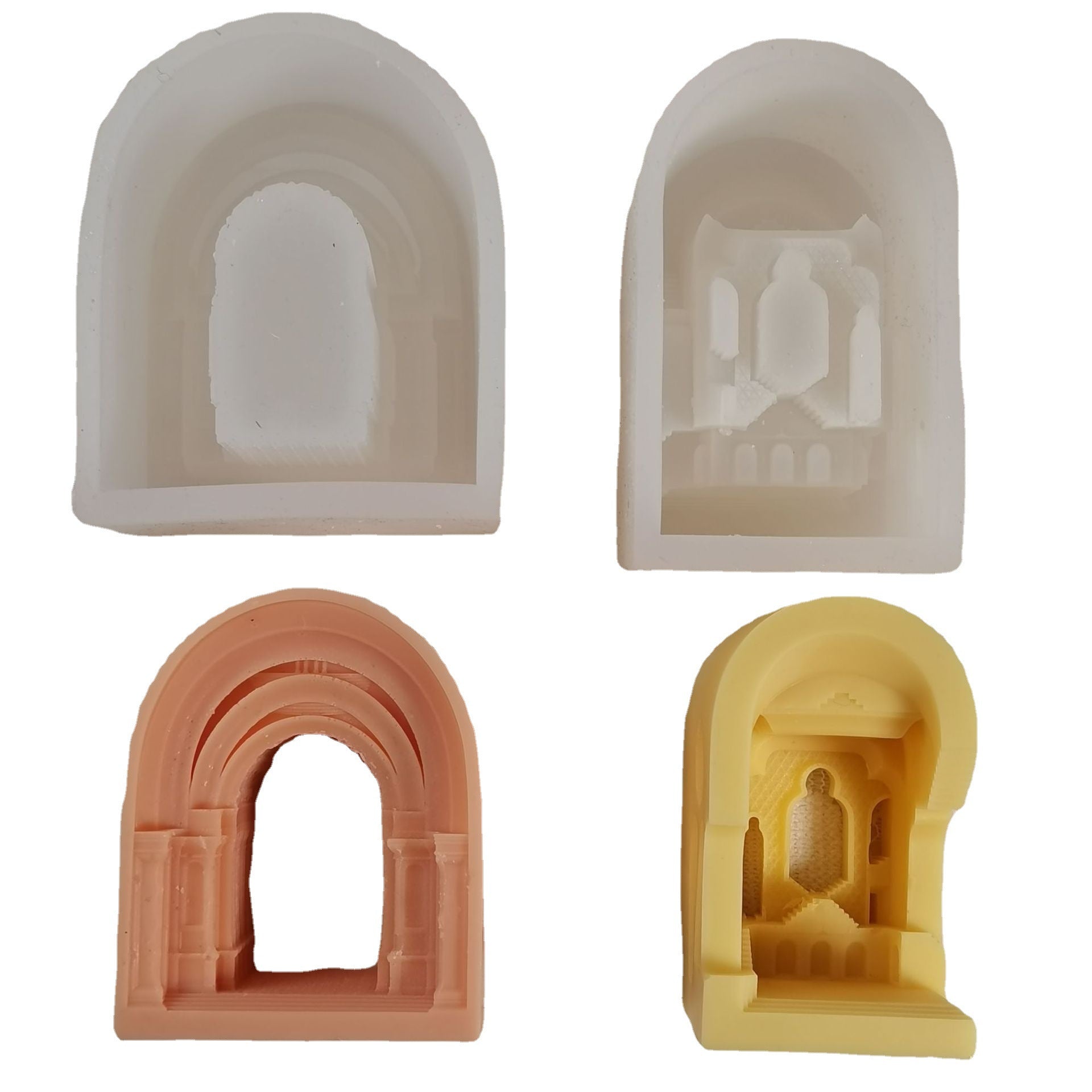 Ancient Castle Geometry-Arch Silicone Candle Mold