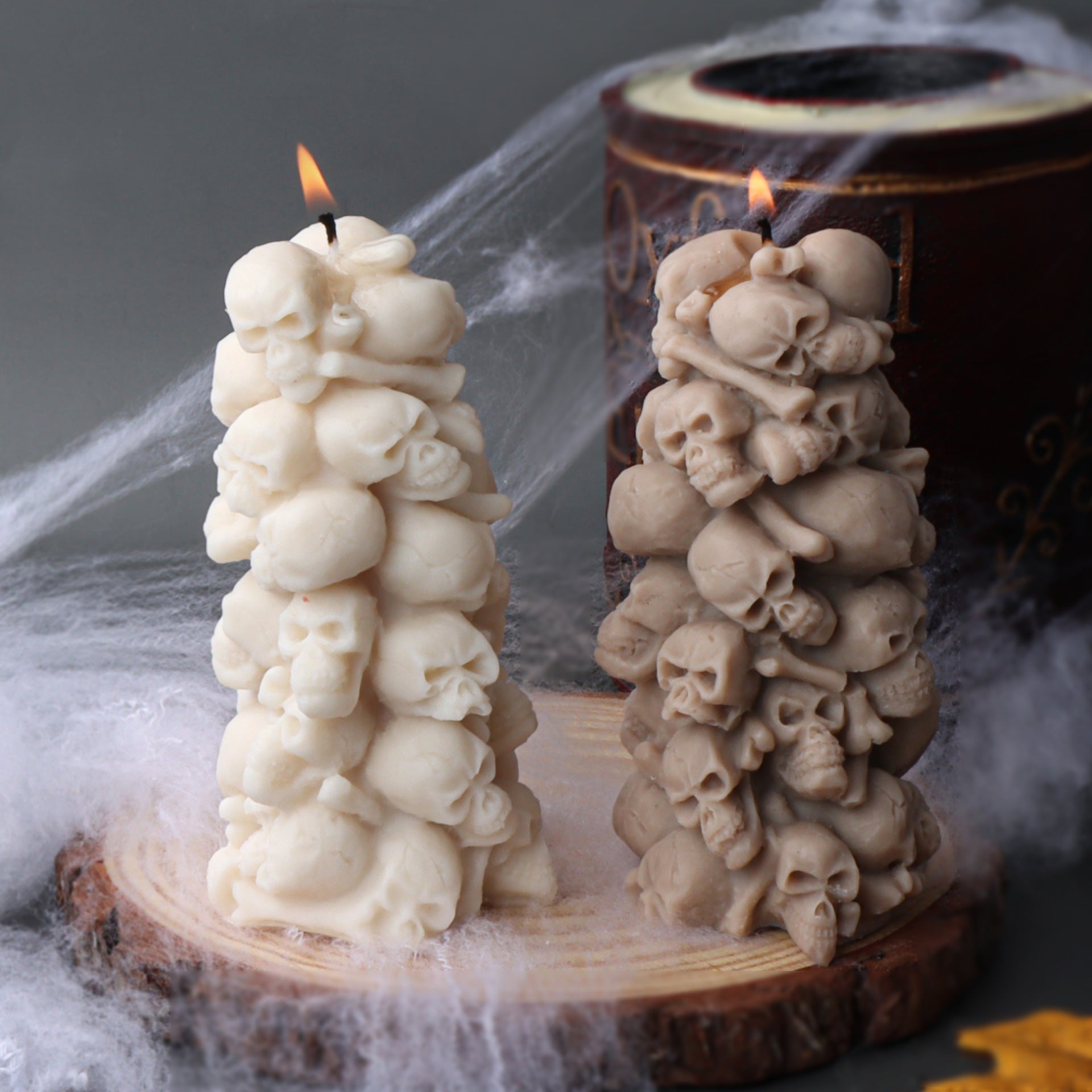 Skull Tower Candle Mold