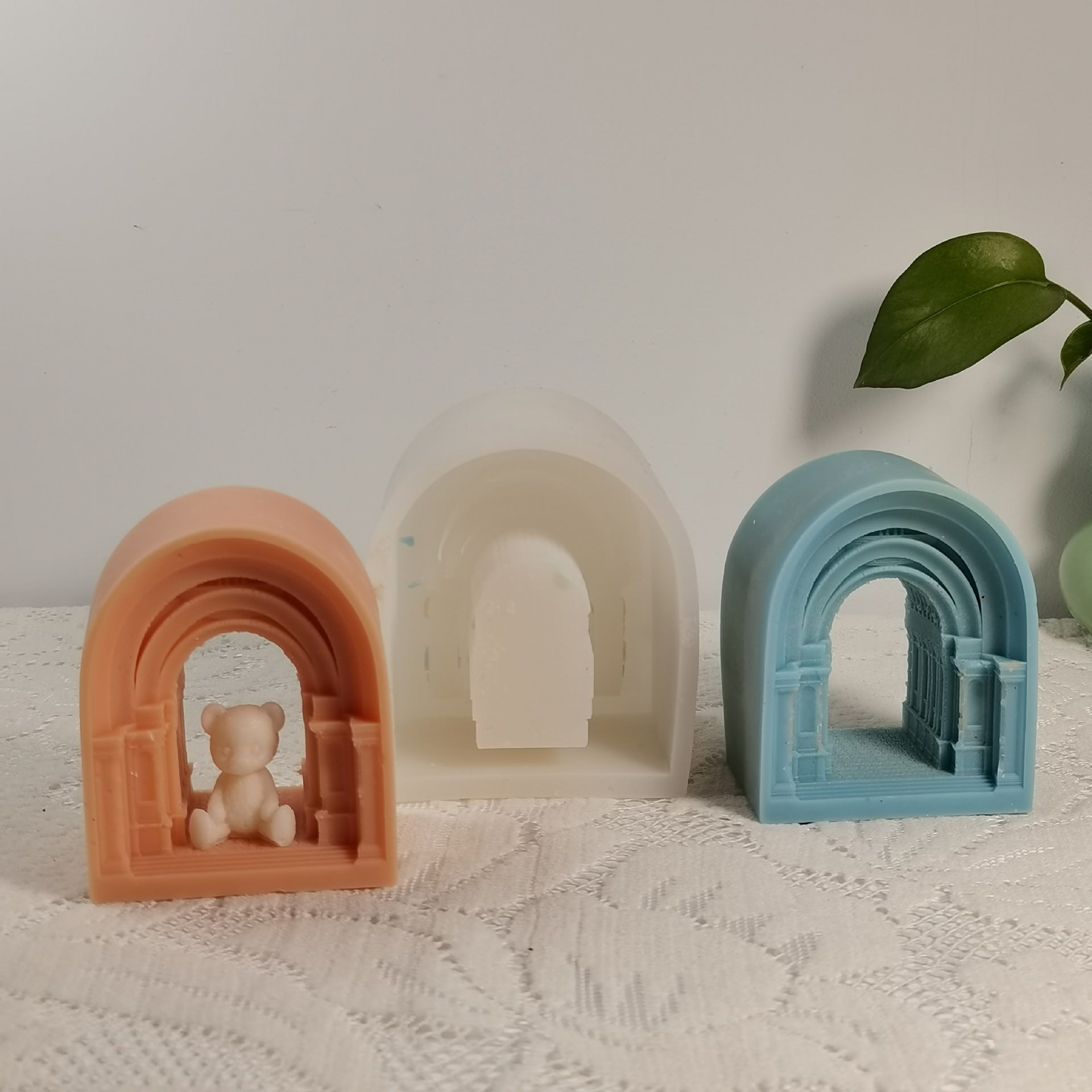 Ancient Castle Geometry-Arch Silicone Candle Mold