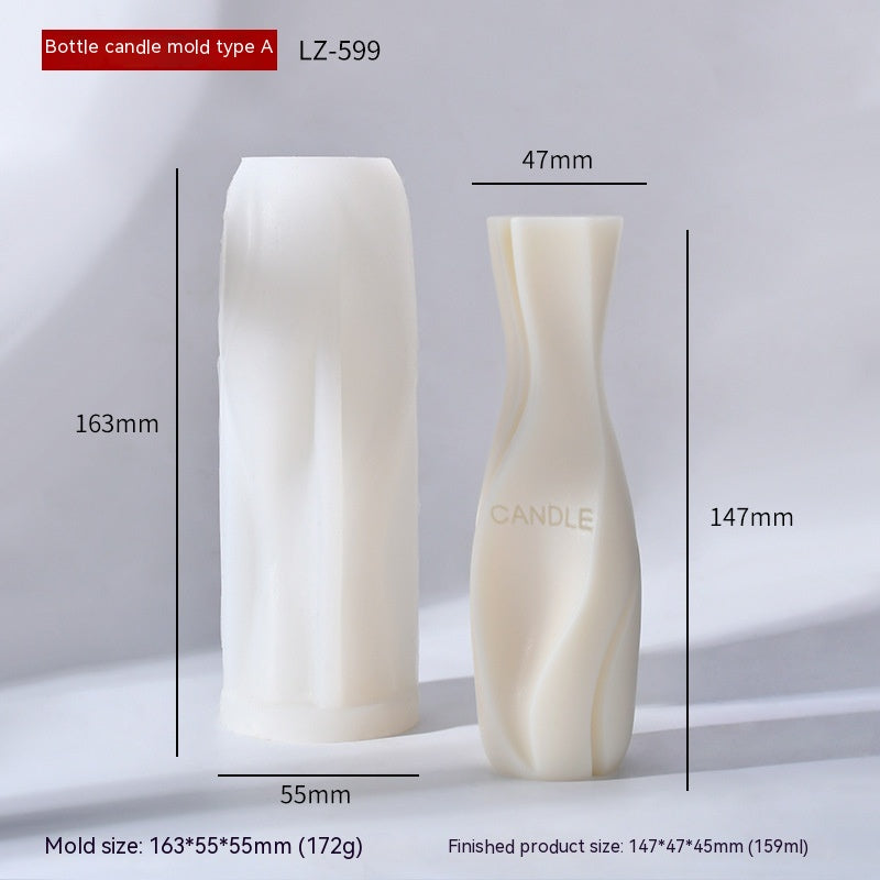 Twisted Pillar Candle Mold