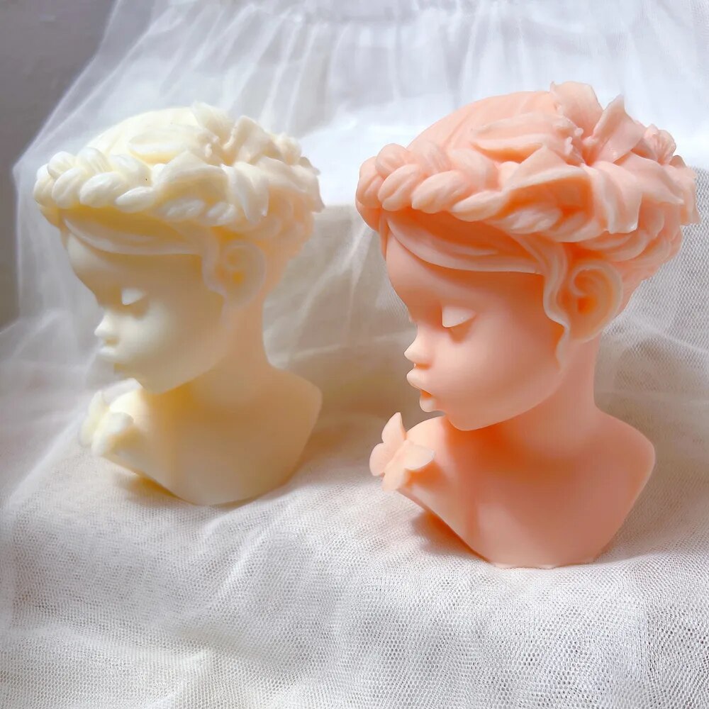 Lady Sculpture Pixie Candle Mold