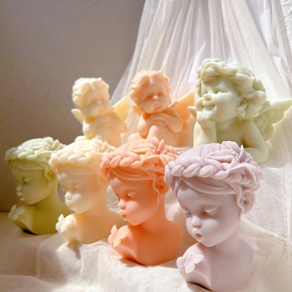 Lady Sculpture Pixie Candle Mold