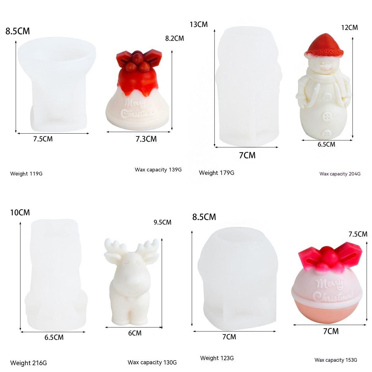 Craft Magical Memories with DIY Christmas Candle Mold Candles molds