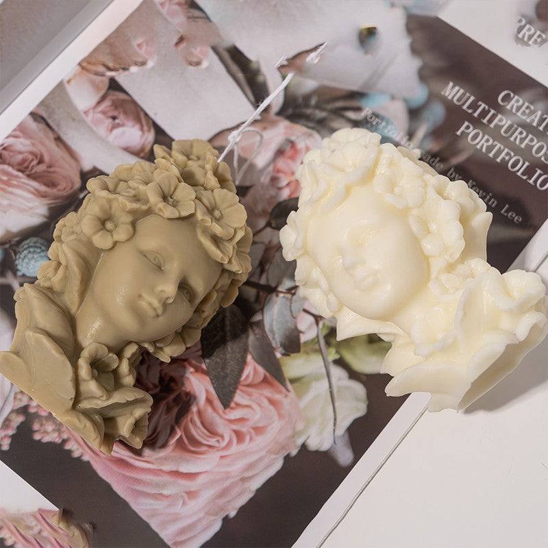 Craft Tranquility: Create Floral Aromatherapy Candles with the Fairy Flower Girl Mold Candles molds
