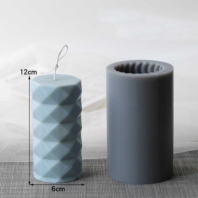 Creative Shaped Cylindrical Candle Mold Candles molds