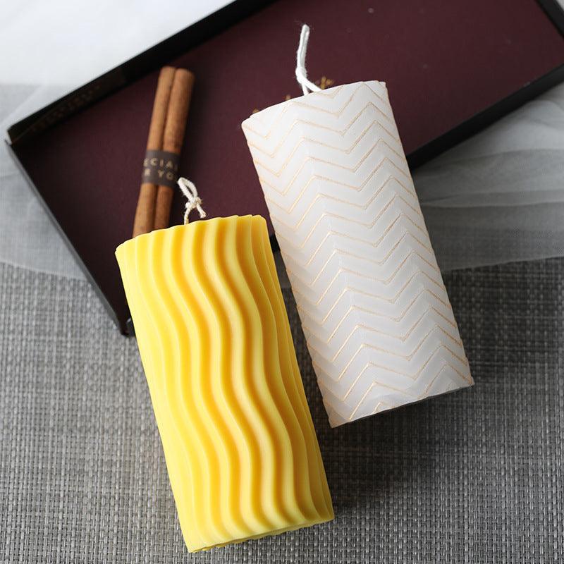 Creative Shaped Cylindrical Candle Mold Candles molds