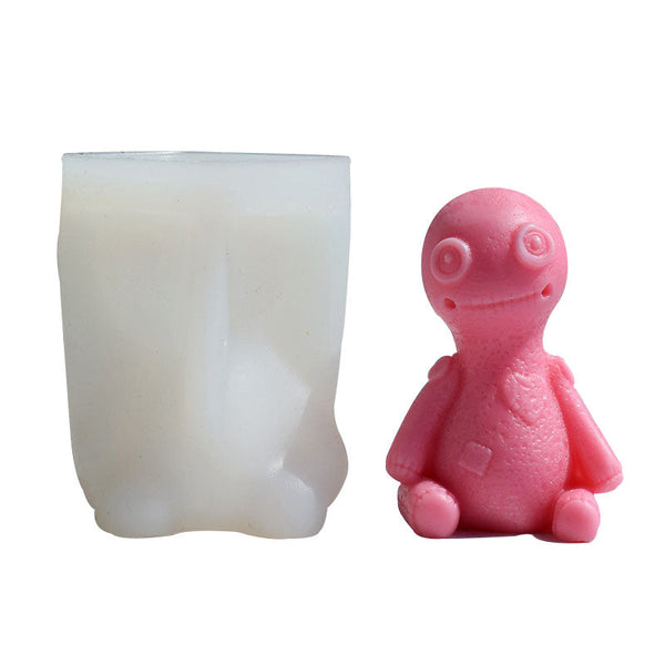 Voodoo doll Silicone Candle Mold