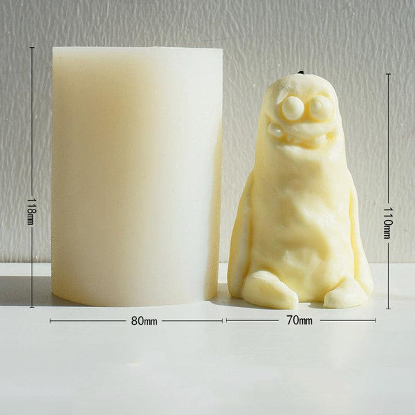 Cute and Quirky Monster Candle Mold for Fun and Unique Candles Candles molds