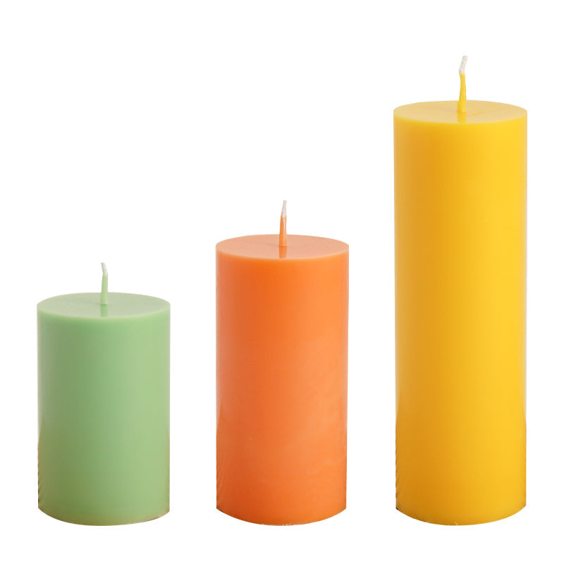 DIY Cylindrical Aromatherapy Candle Mold Acrylic PC Plastic Candles molds