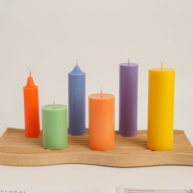 DIY Cylindrical Aromatherapy Candle Mold Acrylic PC Plastic Candles molds