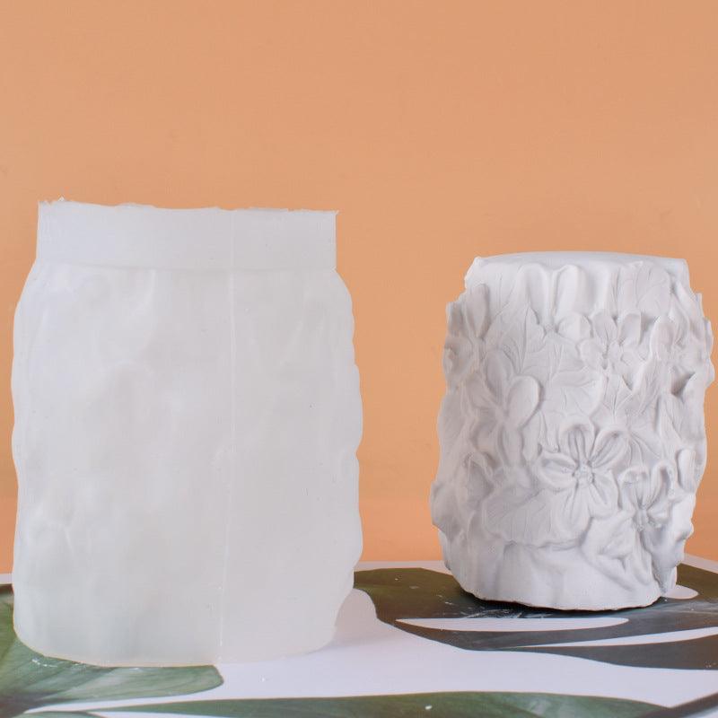 Flower head crown girl Candle Mold Candles molds