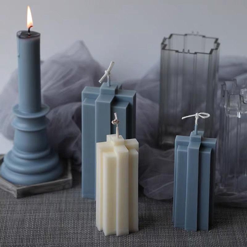 Geometric Tower Candle Mold Candles molds