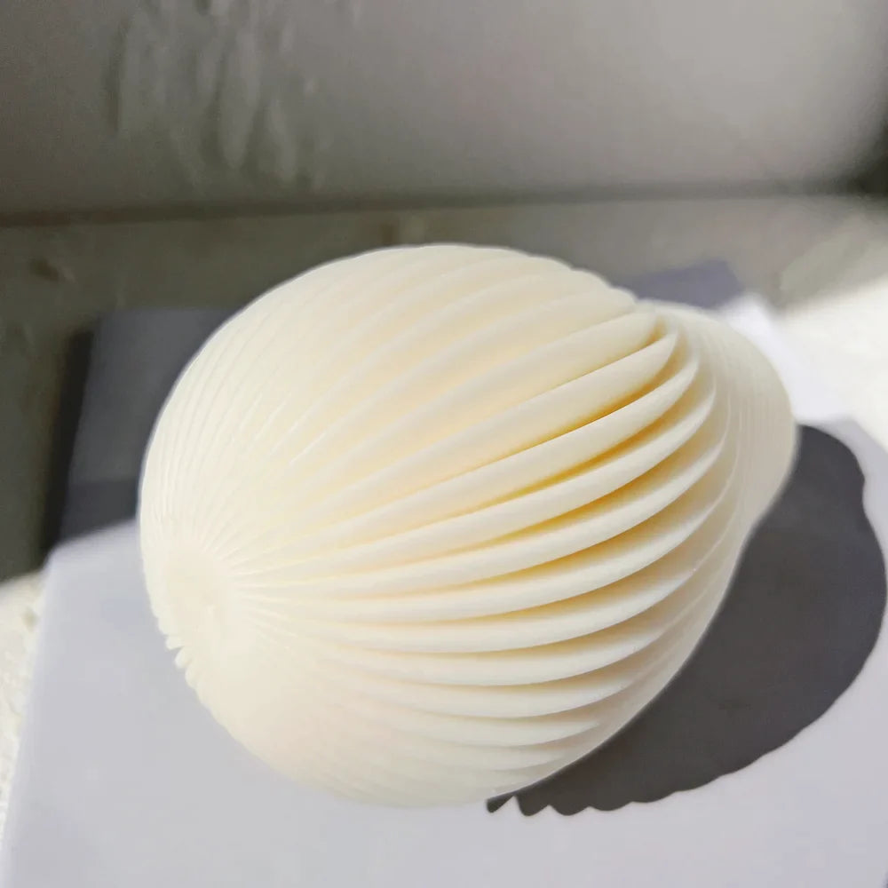 Spiral Balloon Design Silicone Candle Mold