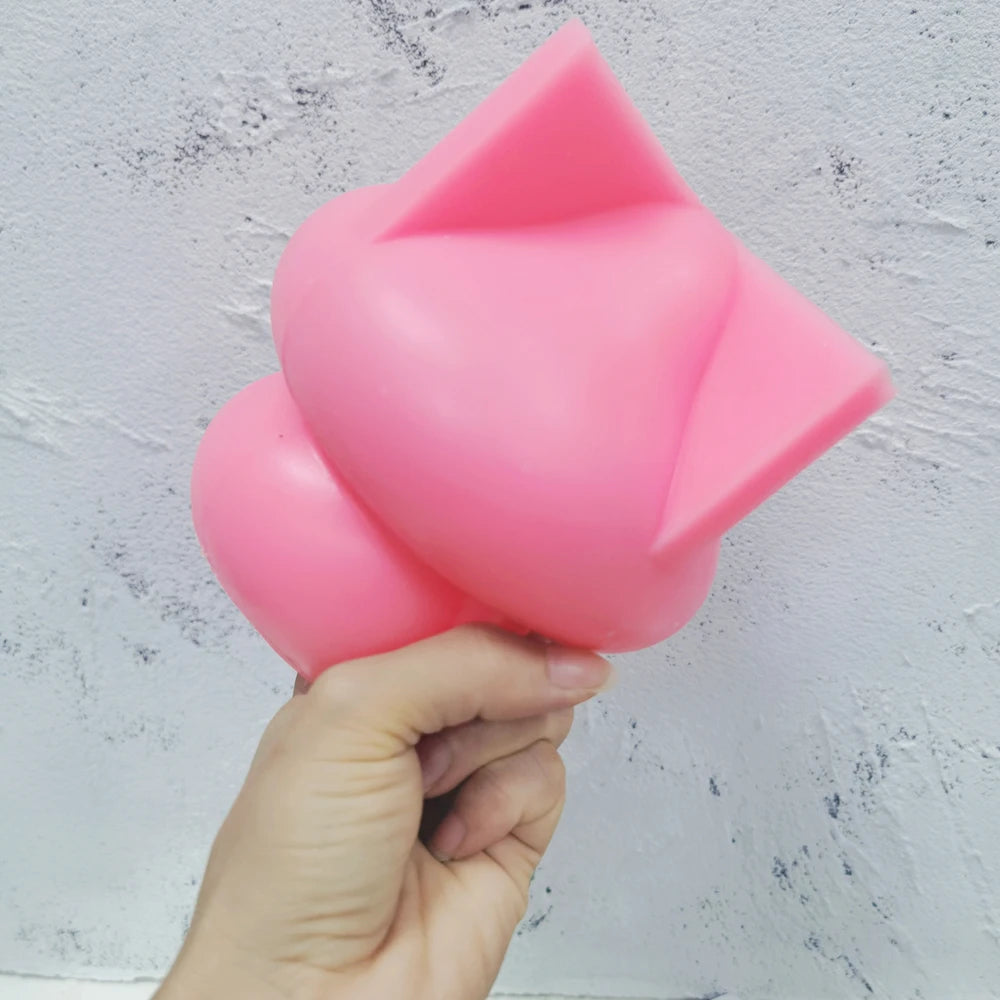 Cute Mushroom House Candle Mold - Fairy Gnome Home