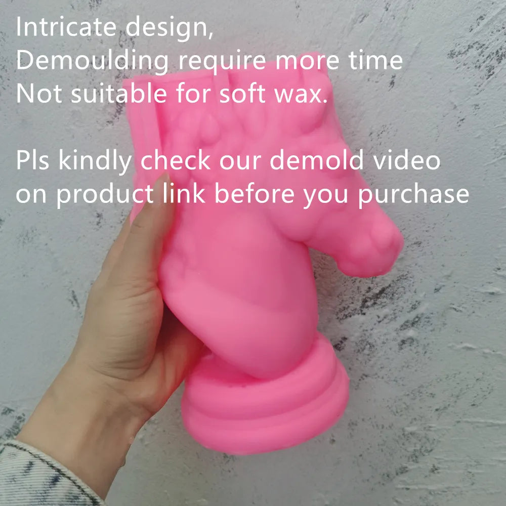 Horse Head Candle Mold