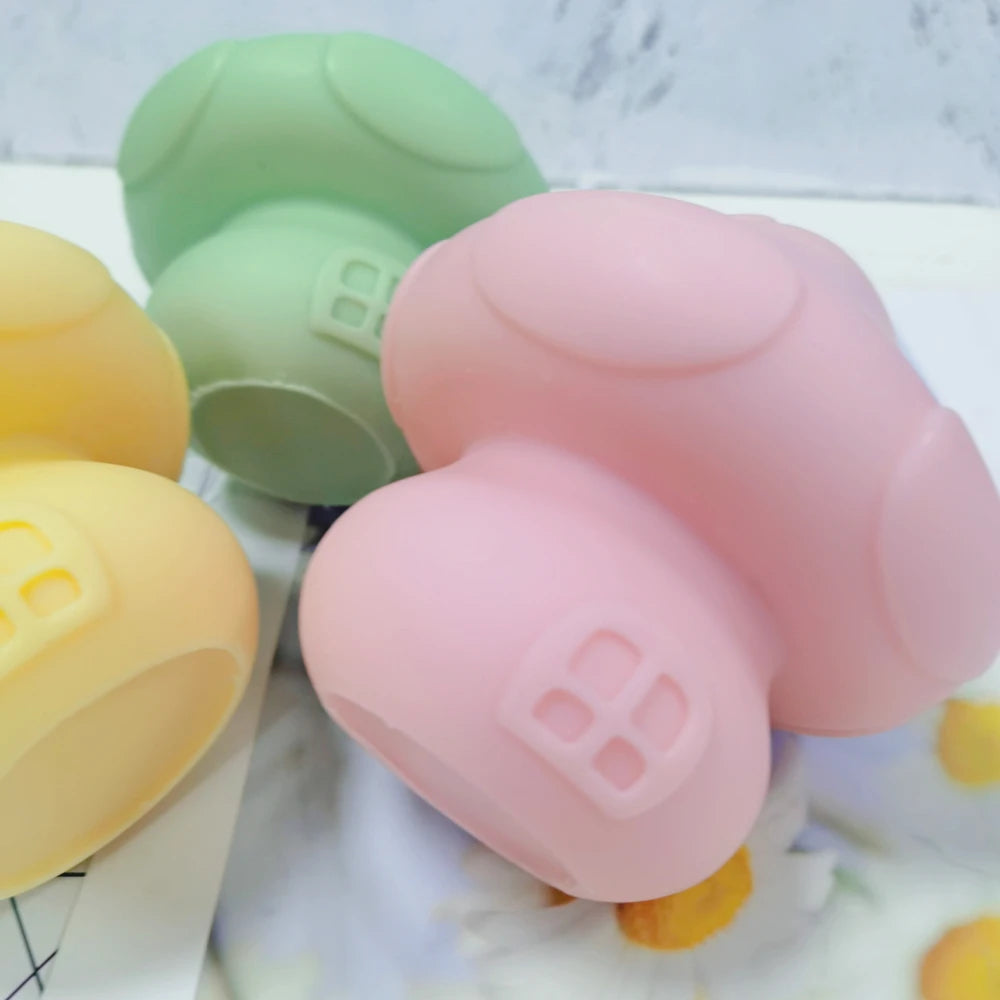 Cute Mushroom House Candle Mold - Fairy Gnome Home