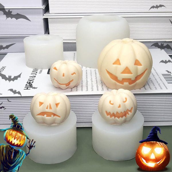 Halloween 3D Pumpkin Silicone Candle Mold Candles molds