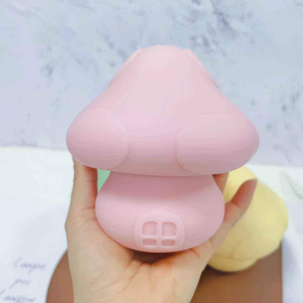 Cute Mushroom House Candle Mold - Fairy Gnome Home