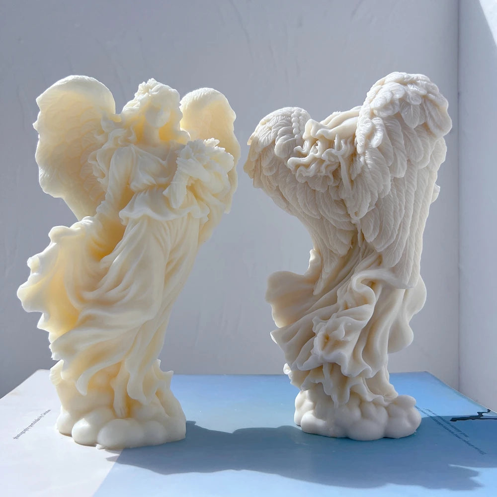 Guardian Angel & Angel of Grace Candle Mold