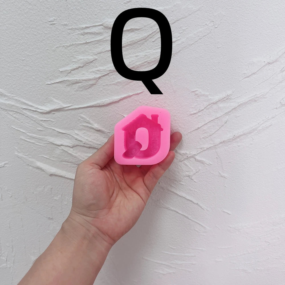 Gingerbread Alphabet & Numbers Silicone Mold