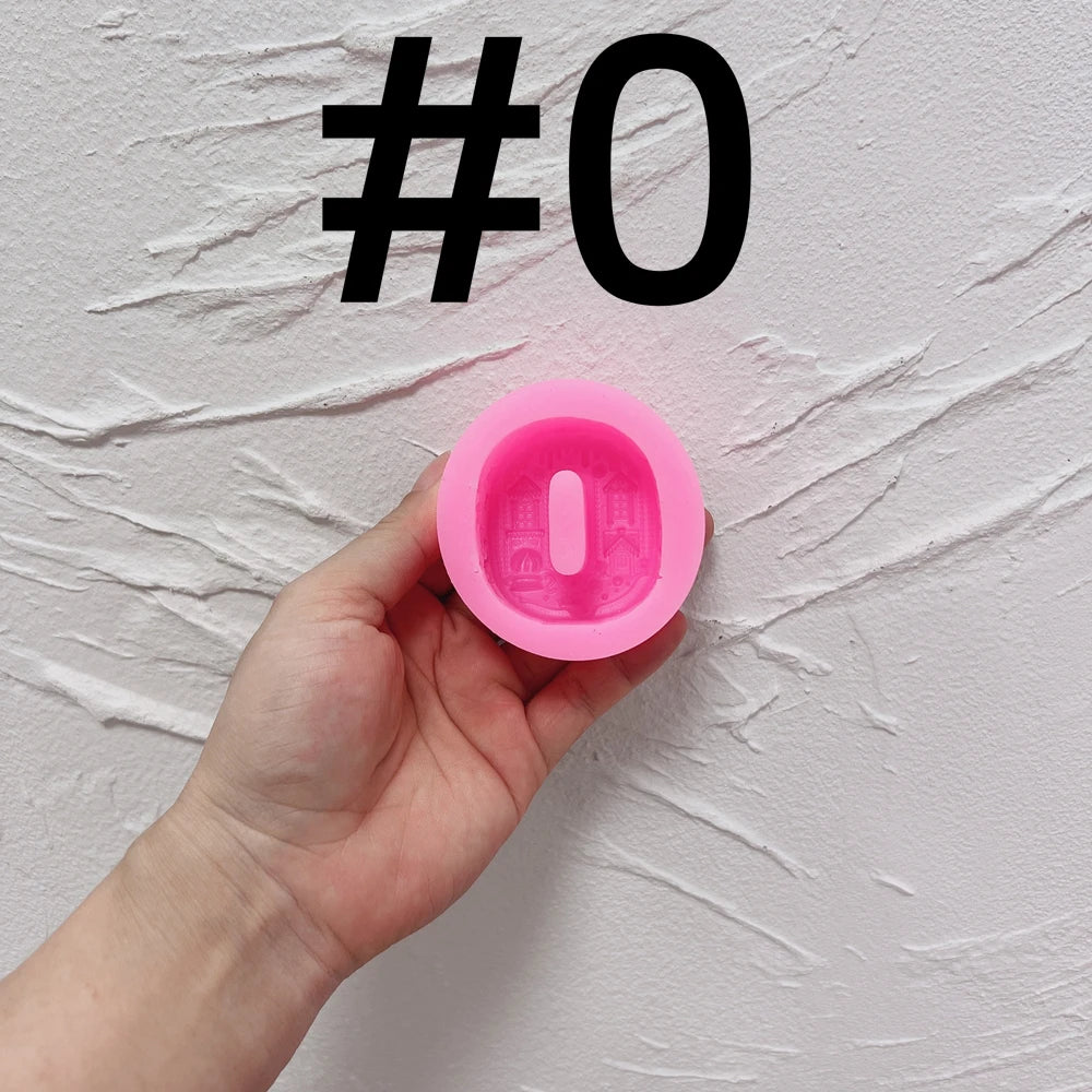 Gingerbread Alphabet & Numbers Silicone Mold