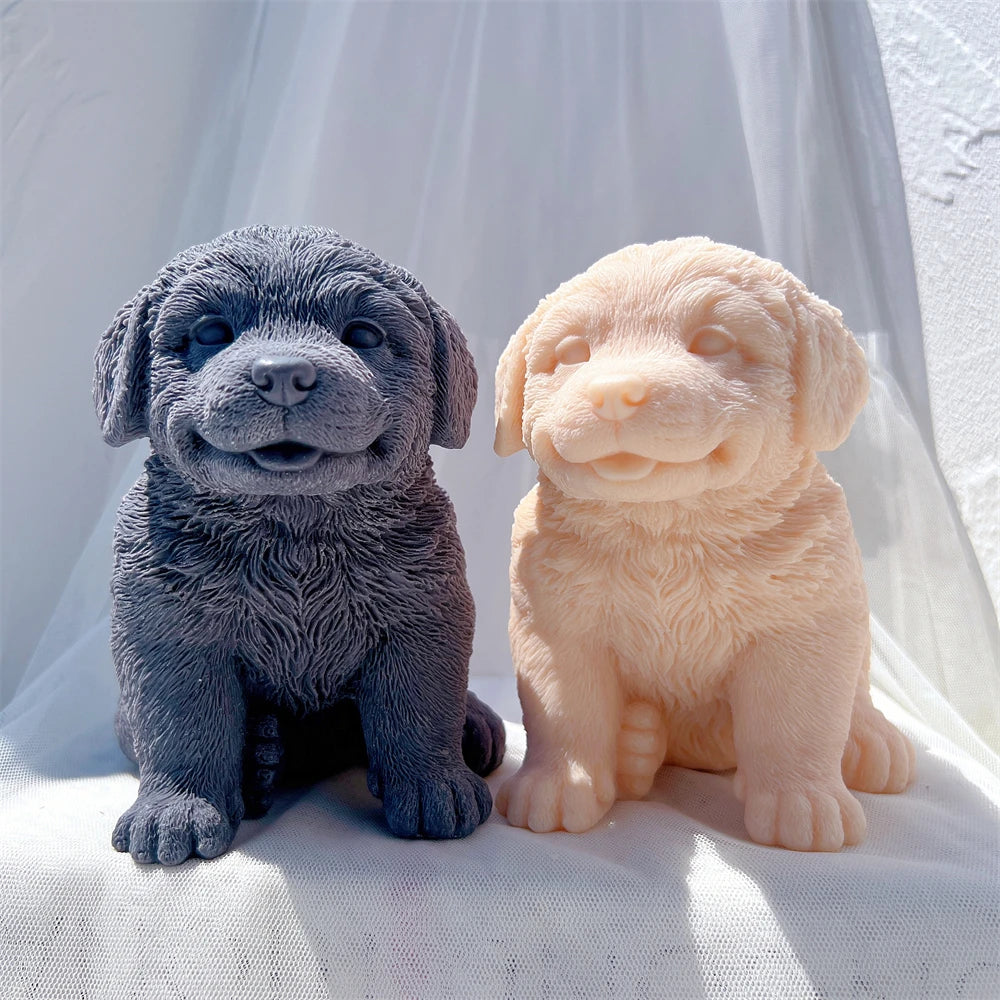 Bernese Mountain Dog Silicone Candle Mold