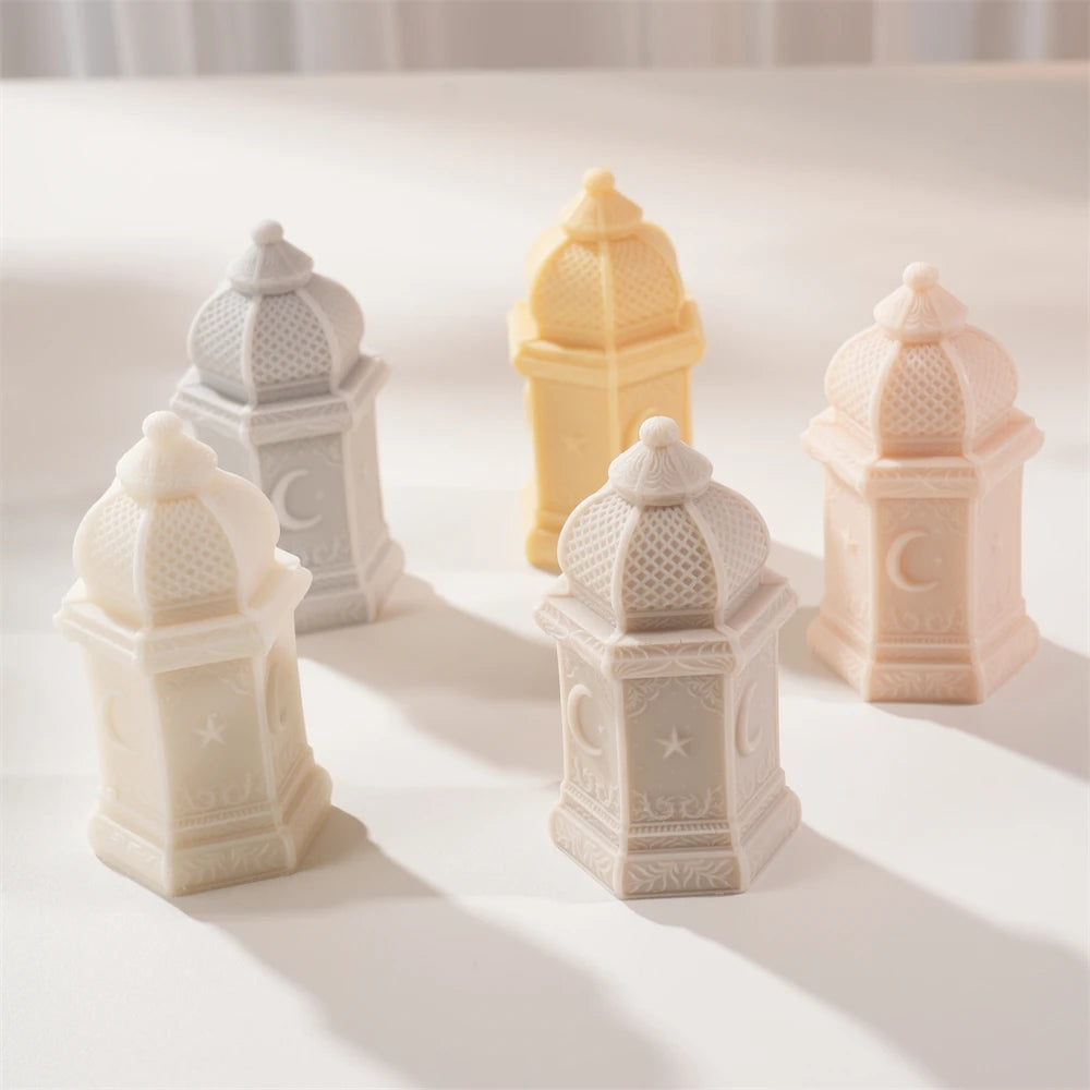 Ramadan Kareem Lantern Silicone Candle Mold for Eid
