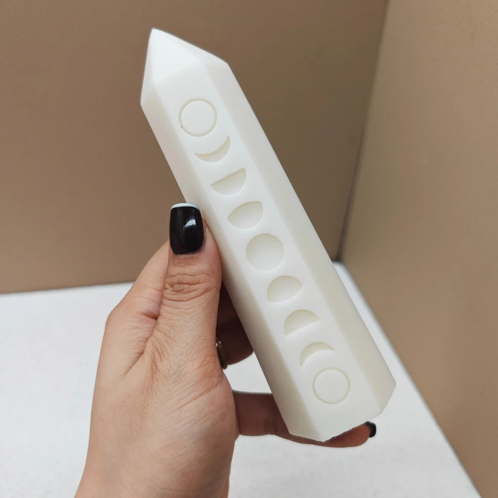 Hexagonal Moon Phase Candle Mold