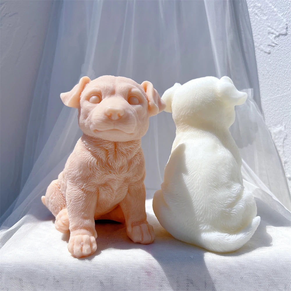 Retriever Dog Candle Mold