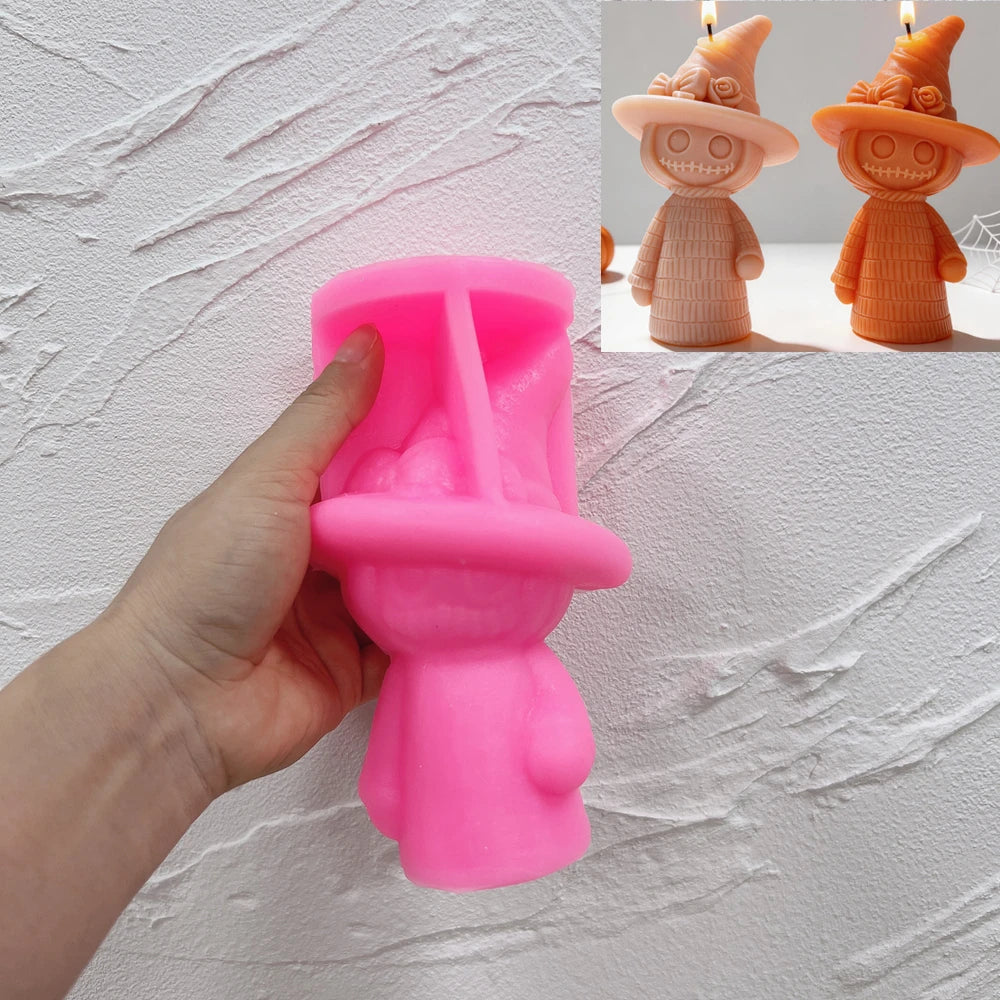 Halloween Witch Silicone Candle Mold