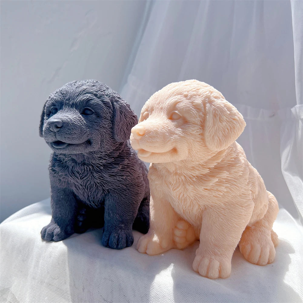 Bernese Mountain Dog Silicone Candle Mold