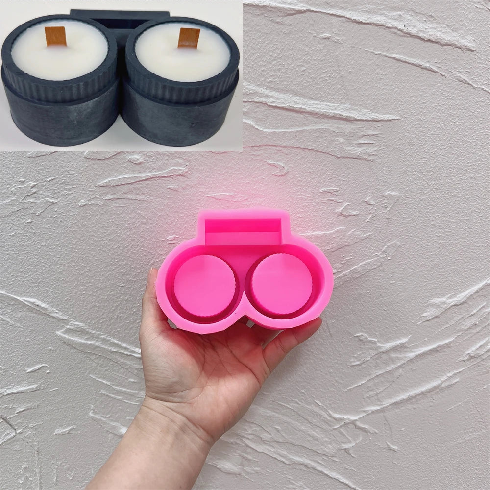 Shabbat Chai Concrete Candle Vessel Silicone Mold