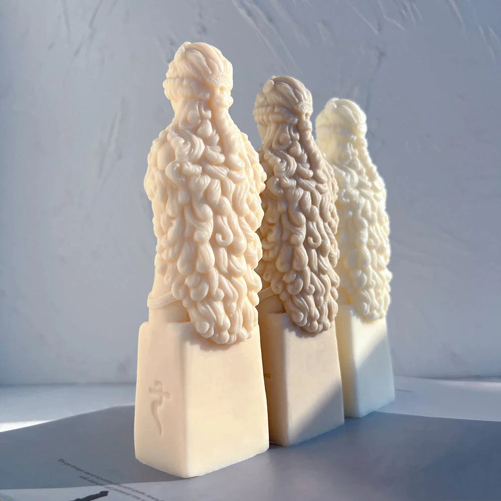 Ancient Goddess Statue Candle Mold