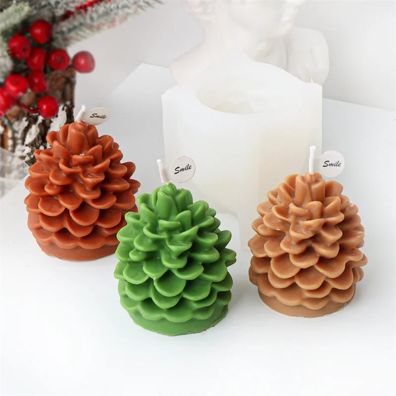 Enchanted Forest Christmas Tree Candle Molds