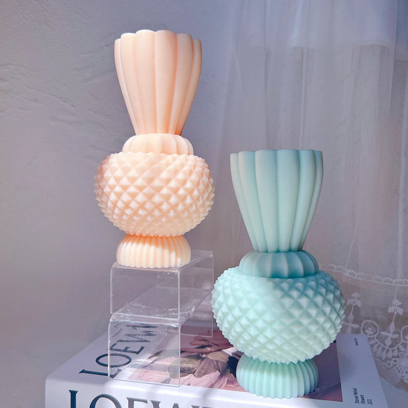 Boho Style Vase Candle Mold
