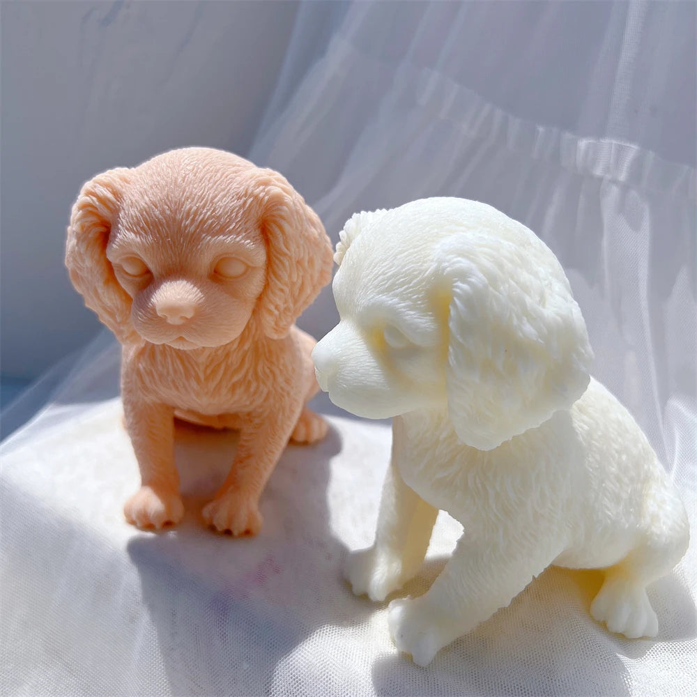 Cavalier King Charles Spaniel Dog Candle Mold