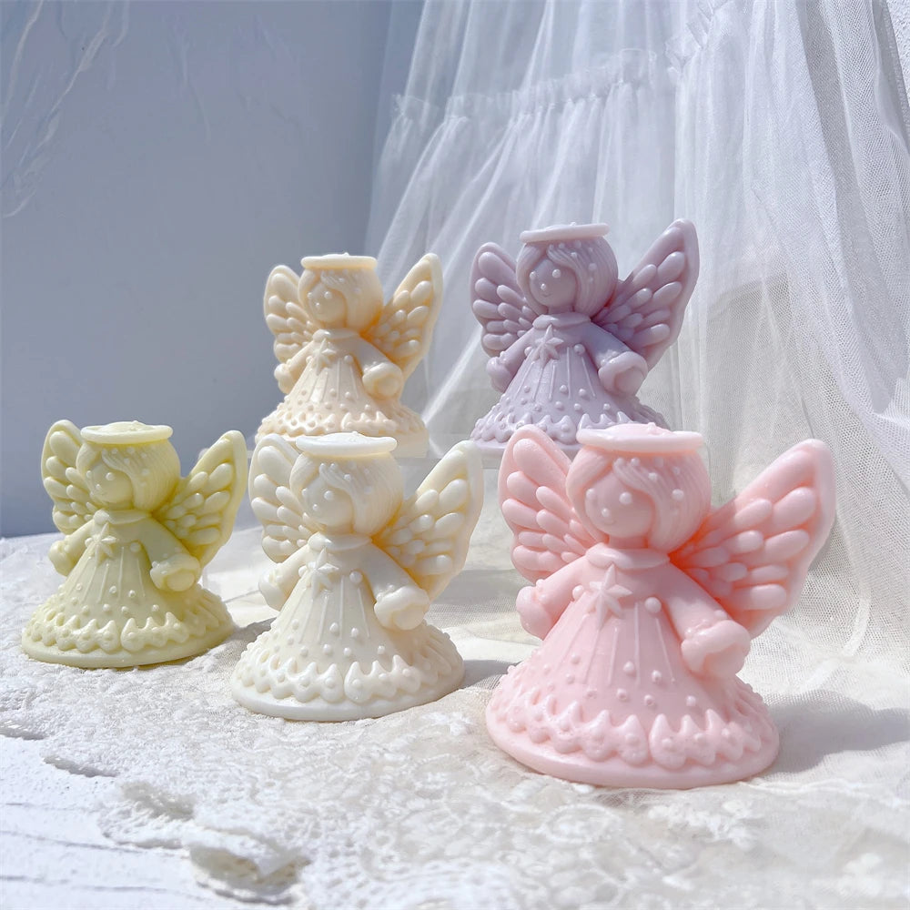 Christmas Angel Candle Mold