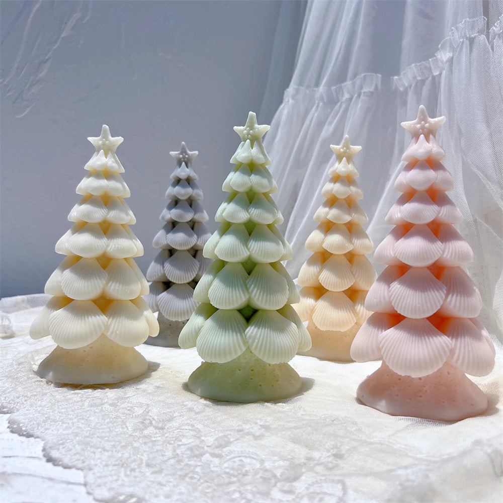 Holiday Season Christmas Tree Silicone Candle Mold