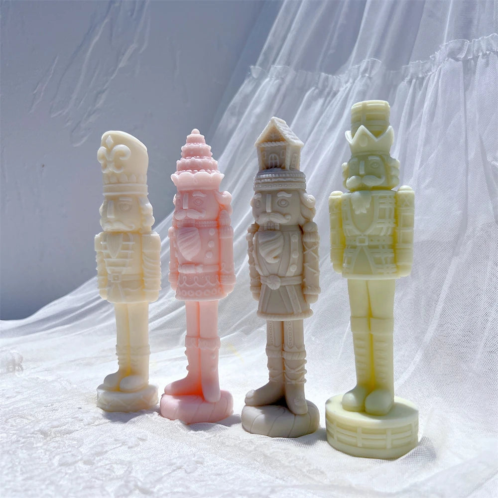 Classic Soldier Nutcracker Silicone Candle Mold
