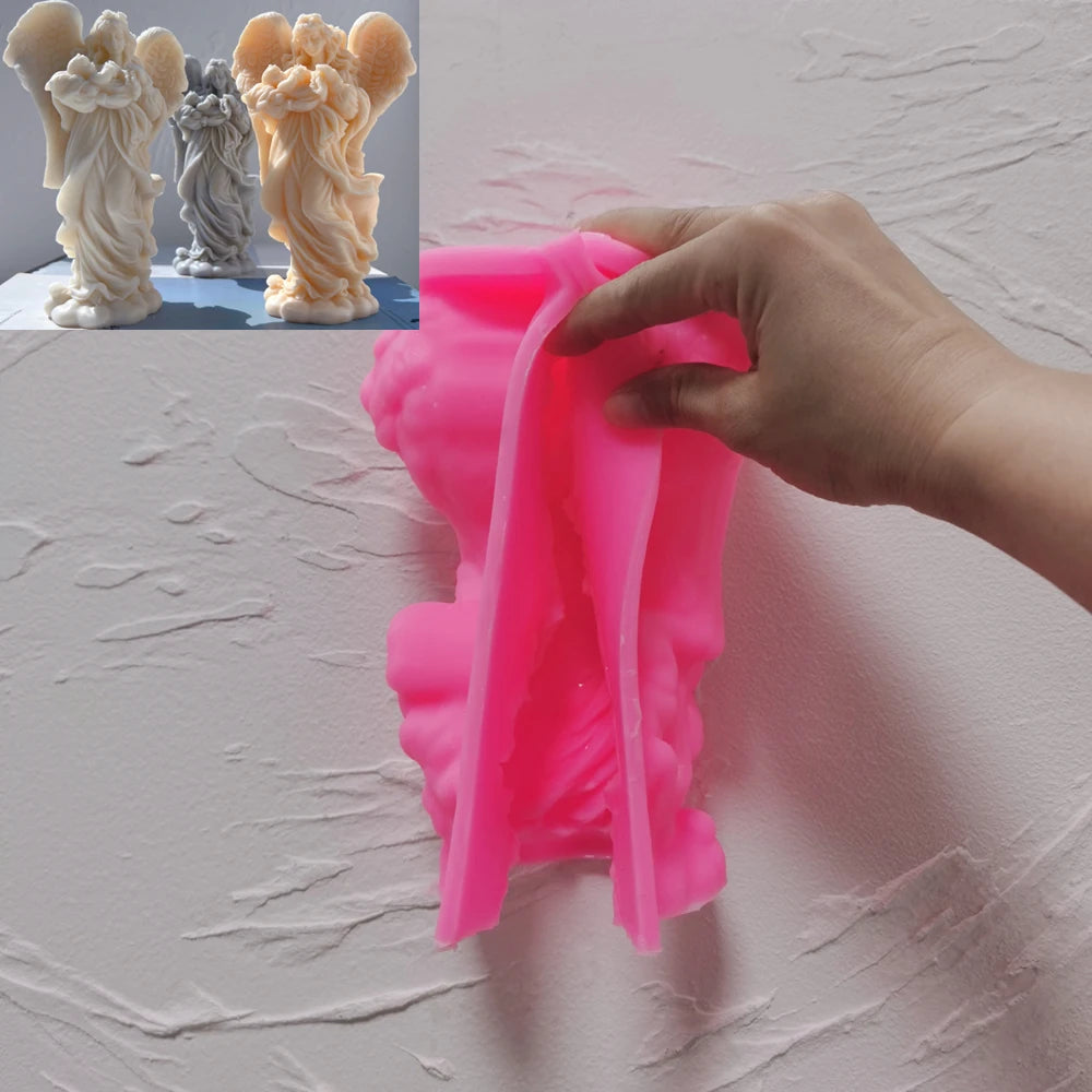 Guardian Angel & Angel of Grace Candle Mold