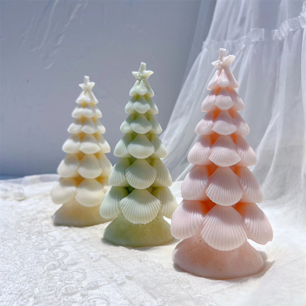 Holiday Season Christmas Tree Silicone Candle Mold