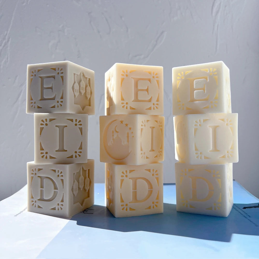 Ramadan Eid Mubarak Decorations Candle Mold