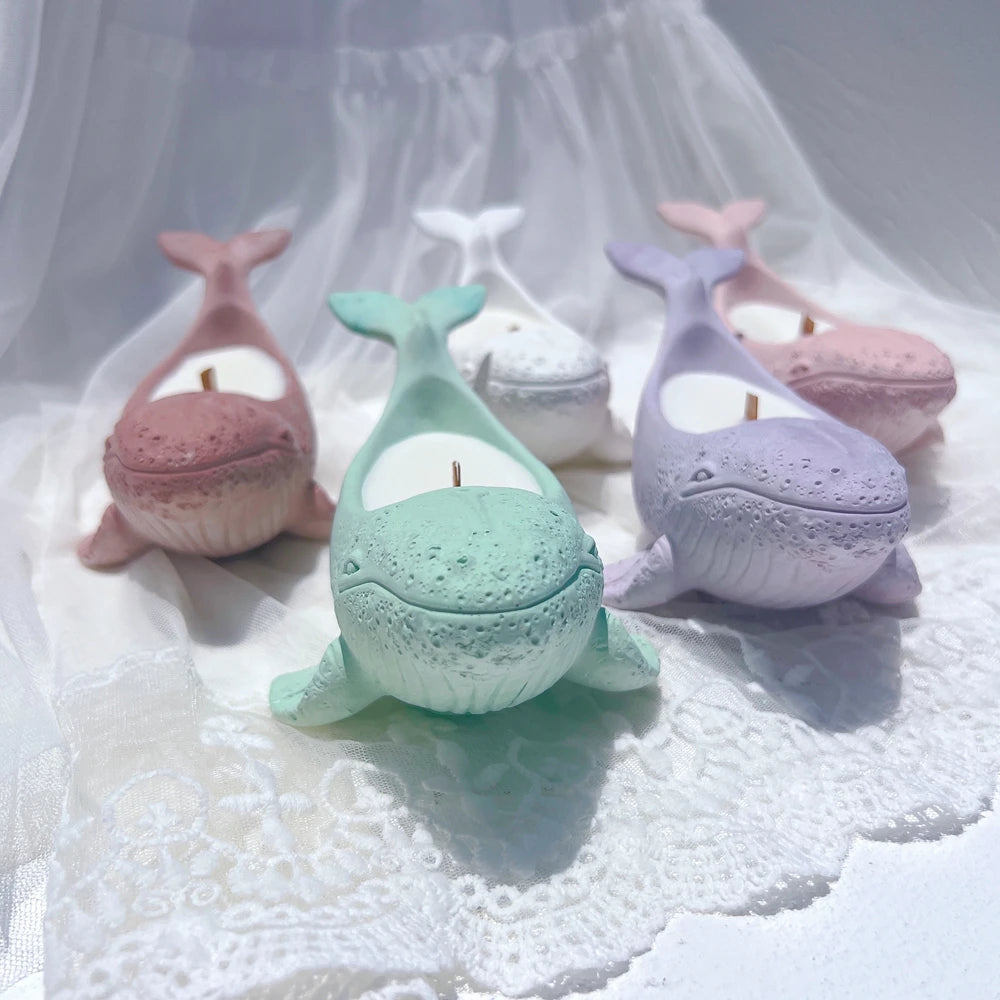 Magic Whale Candle Vessel Silicone mold