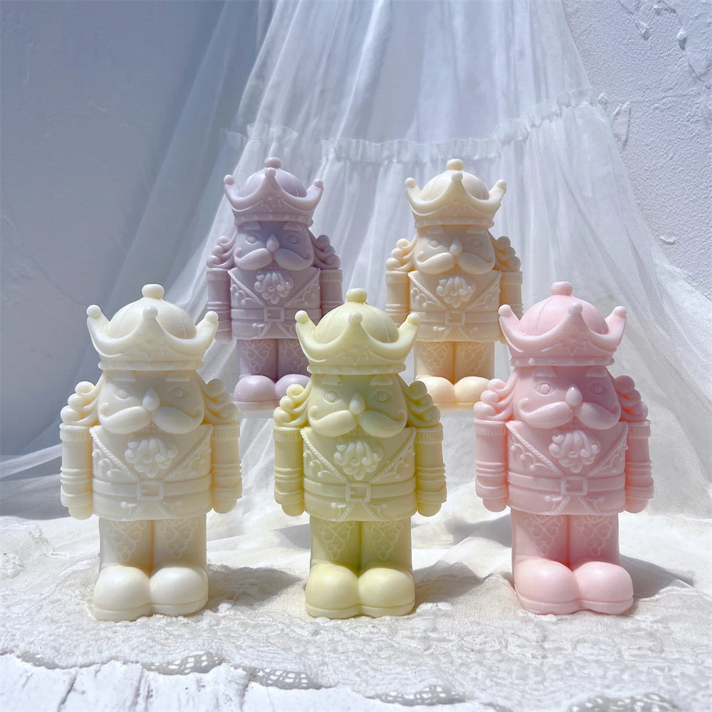 Nutcracker with Crown Silicone Mold