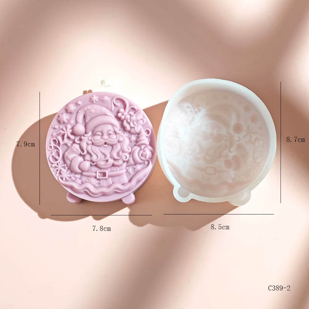 Christmas Santa DIY Candle Mold