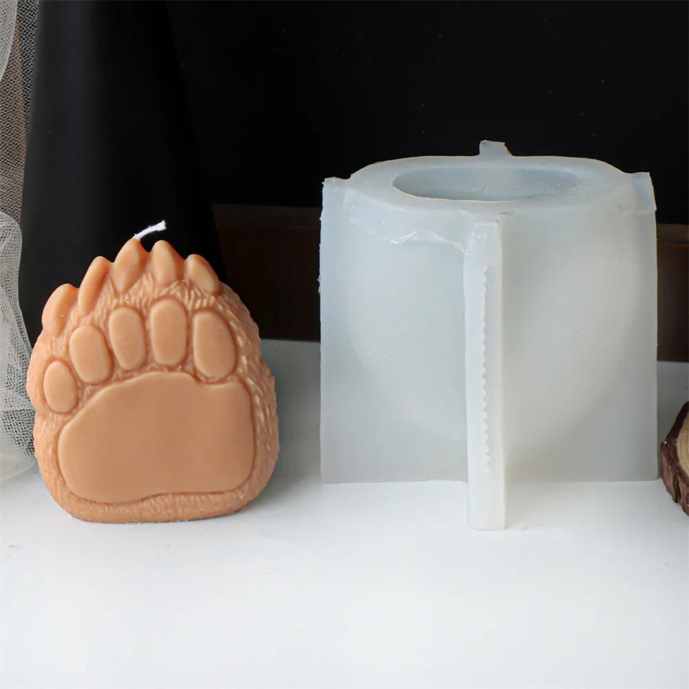 Bear Paw Candle Mold
