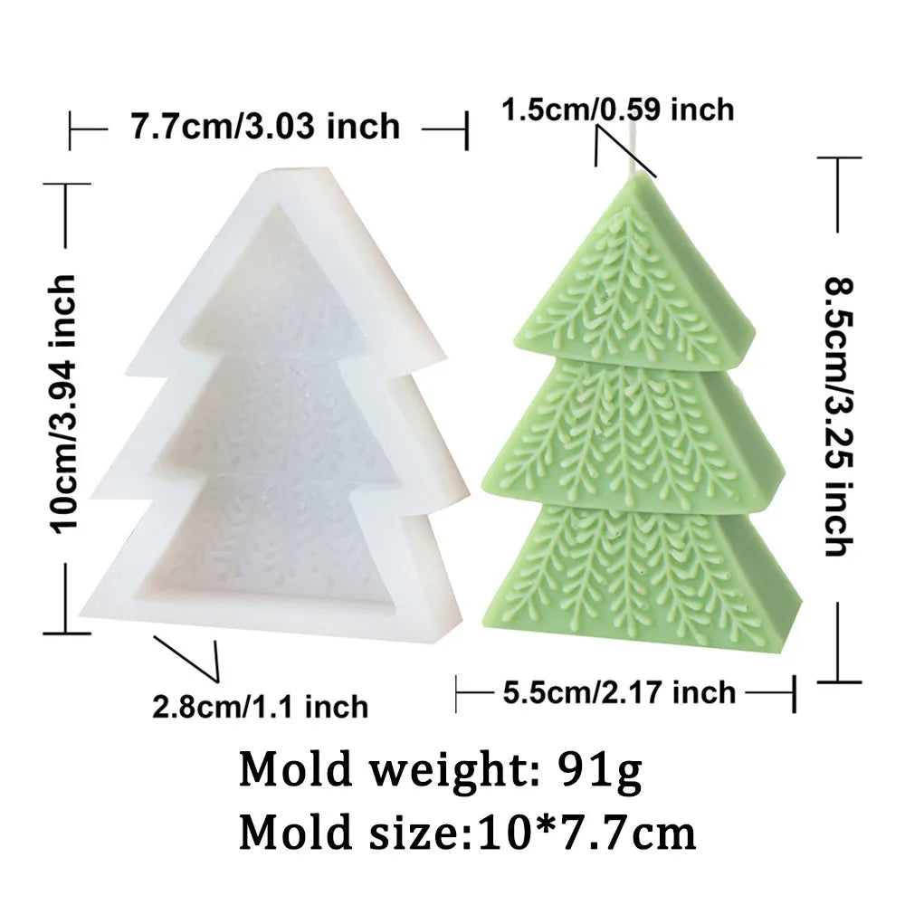 Holiday Hideaway Silicone Candle Molds